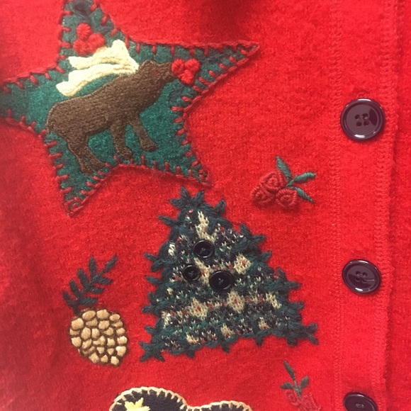 Talbots Christmas Sweater - Picture 3 of 6